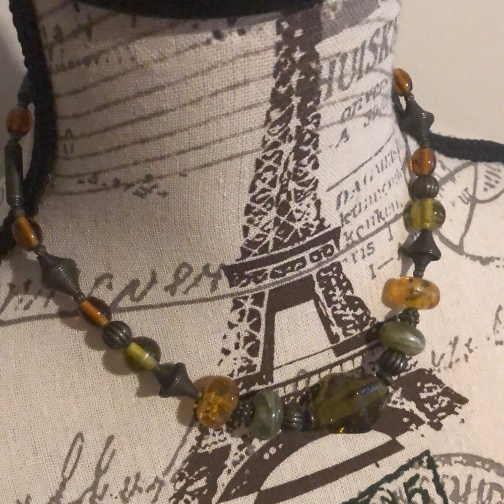 Robert Rose beaded necklace